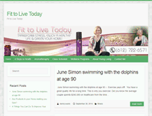 Tablet Screenshot of fittolivetoday.com